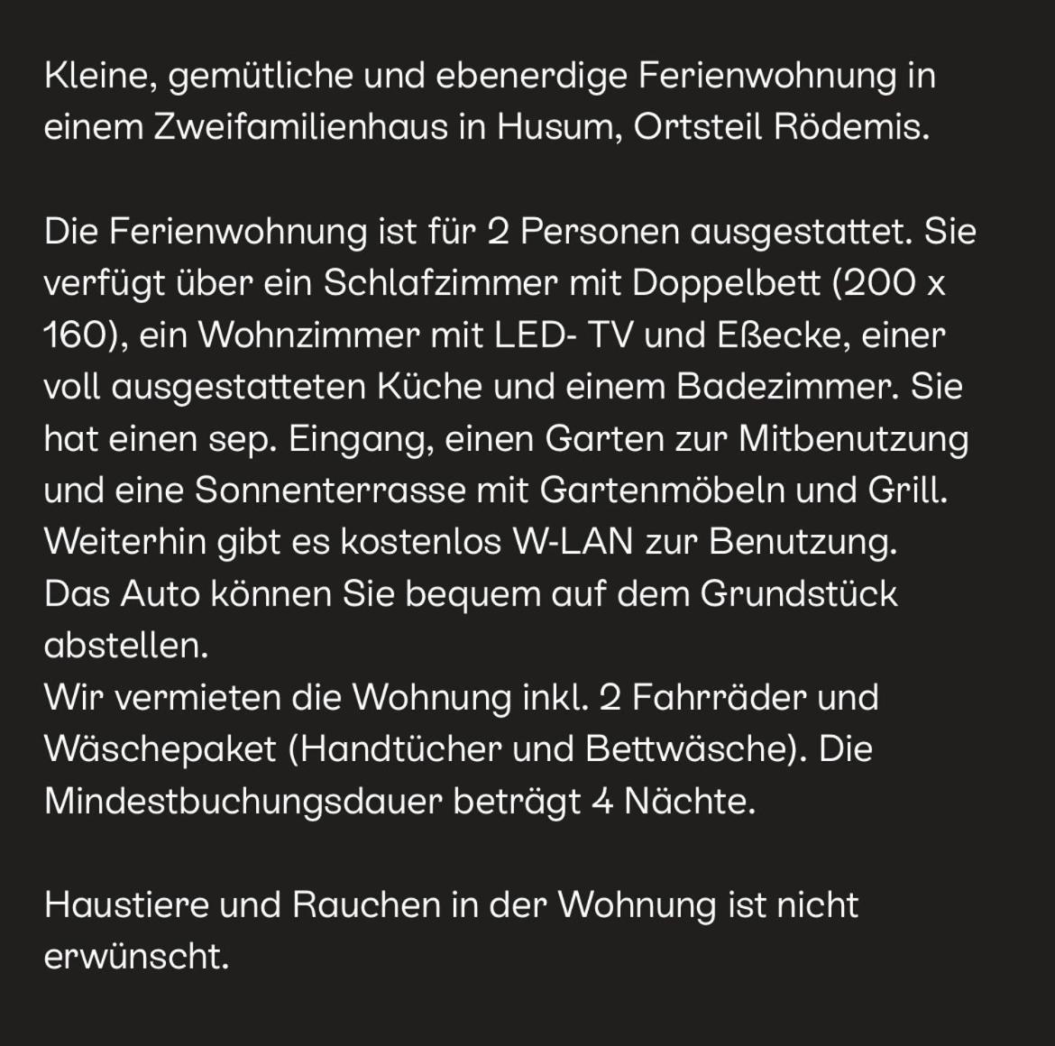 Ferienwohnung „Ole Karkenwech“ Husum-Roedemis 胡苏姆 外观 照片